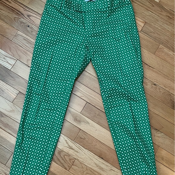 Green and white Gap cropped pants in excellent used condition - Picture 2 of 6